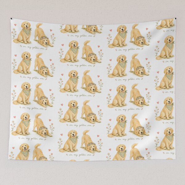 Item preview, In My Golden Era Golden Retriever Cottagecore Design | Cute Dog Mom Coquette Floral Aesthetic designed and sold by stylesnspire.