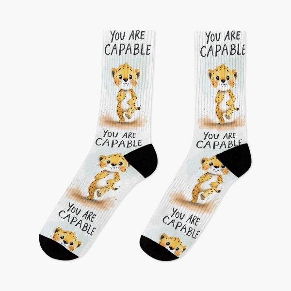 Item preview, You Are Capable - Cute Cheetah Growth Mindset & Kids Affirmation designed and sold by By Nayla.