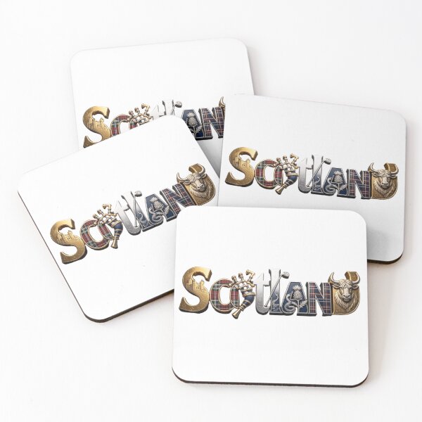 Item preview, Scotland Heritage Typography – Scottish Icons Travel Design designed and sold by VladisWorld.