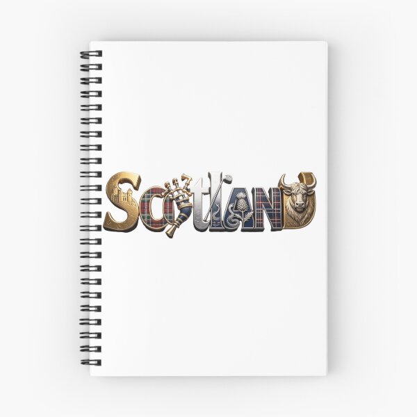 Item preview, Scotland Heritage Typography – Scottish Icons Travel Design designed and sold by VladisWorld.