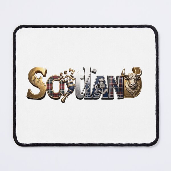 Item preview, Scotland Heritage Typography – Scottish Icons Travel Design designed and sold by VladisWorld.