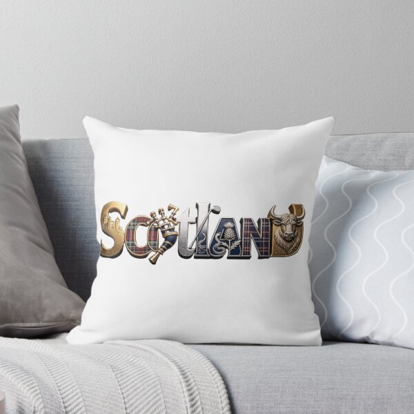 Item preview, Scotland Heritage Typography – Scottish Icons Travel Design designed and sold by VladisWorld.