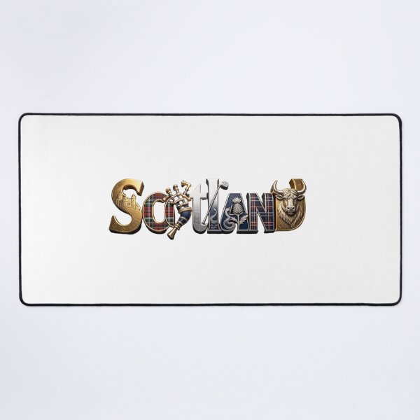 Item preview, Scotland Heritage Typography – Scottish Icons Travel Design designed and sold by VladisWorld.