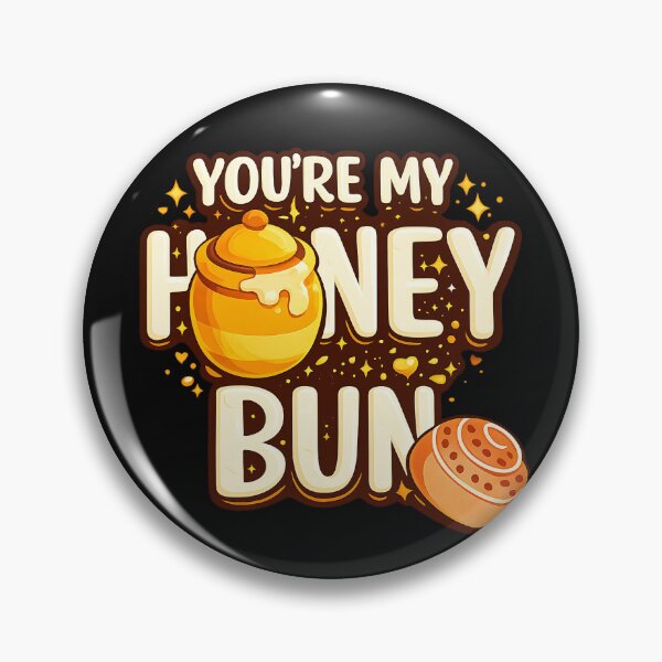 Item preview, You're My Honey Bun | Cute Bee & Baking Pun | Sweet Love Valentine's Design designed and sold by Genius Geek.