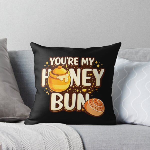 Item preview, You're My Honey Bun | Cute Bee & Baking Pun | Sweet Love Valentine's Design designed and sold by Genius Geek.
