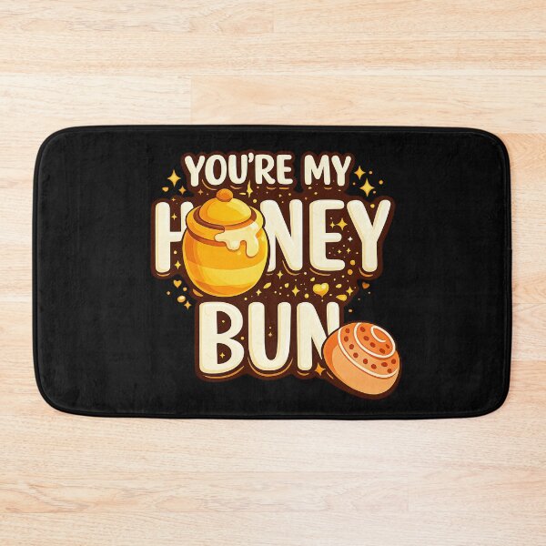 Item preview, You're My Honey Bun | Cute Bee & Baking Pun | Sweet Love Valentine's Design designed and sold by Genius Geek.