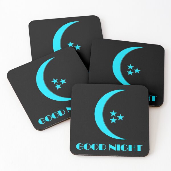 Item preview, Good Night Minimalist Crescent Moon and Stars designed and sold by VOIDXX.