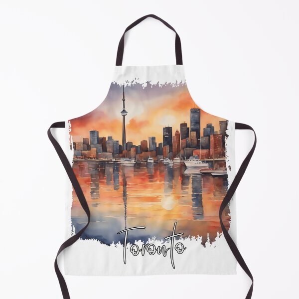 Artikelvorschau, Aquarell von Toronto, Kanada entworfen und verkauft von Dressyourflag.