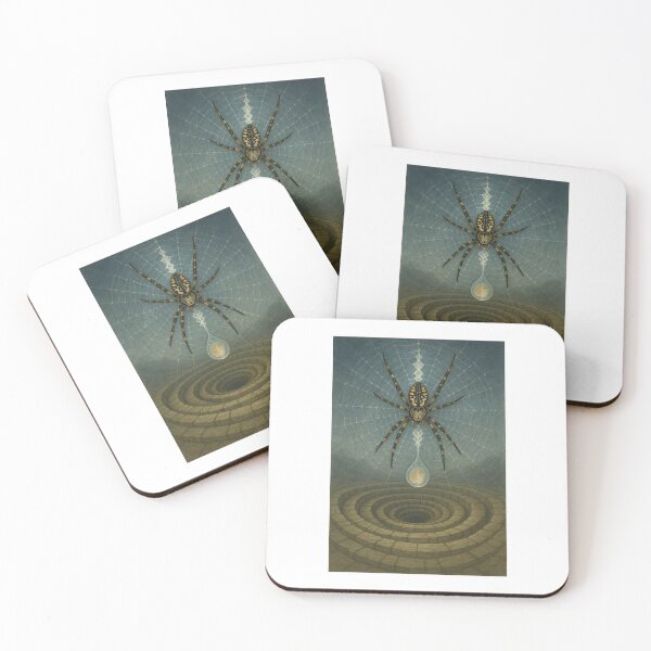Item preview, The Spiral Well — Spider. Dewdrop. Ancient Well designed and sold by Xhessika Elemental Design.