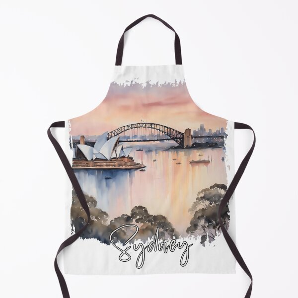 Item preview, Watercolor of Sydney, Sydney Australia designed and sold by Dressyourflag.