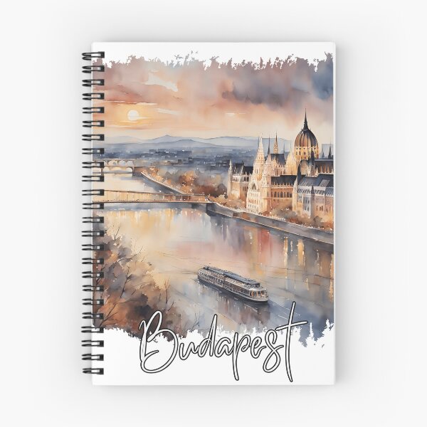 Artikelvorschau, Budapester Aquarell, Budapest Ungarn entworfen und verkauft von Dressyourflag.