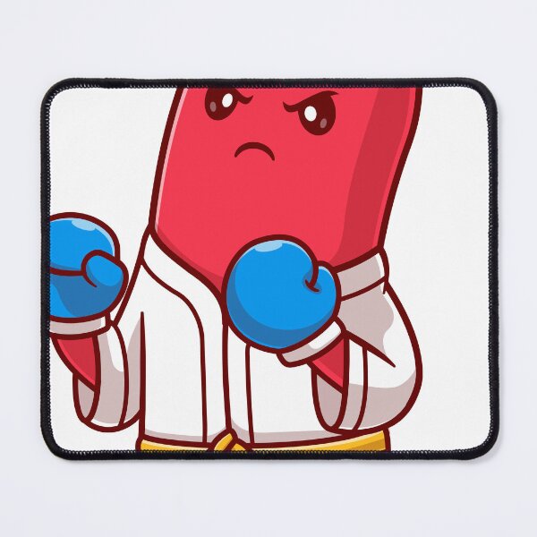 Item preview, Cute Angry Sausage Fighting Mascot designed and sold by RiderSpoon.
