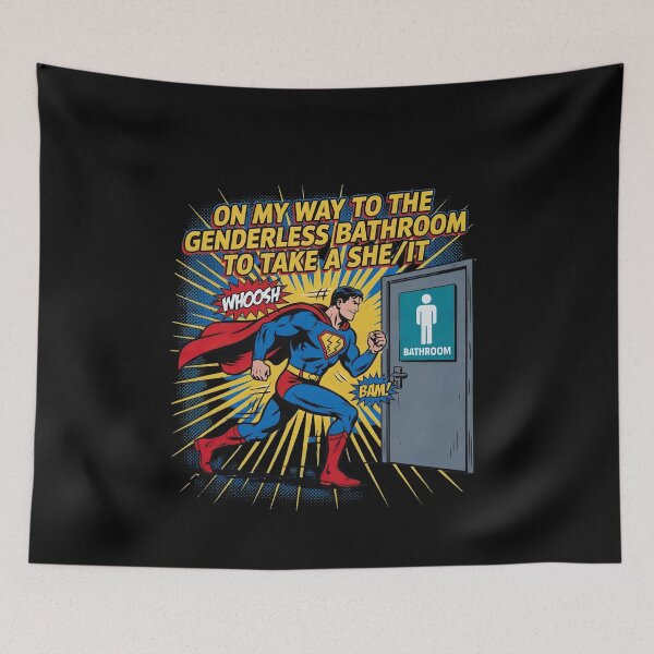 Item preview, On My Way to The Genderless Bathroom to Take a She/It Clever Wordplay designed and sold by Redgiant87x.