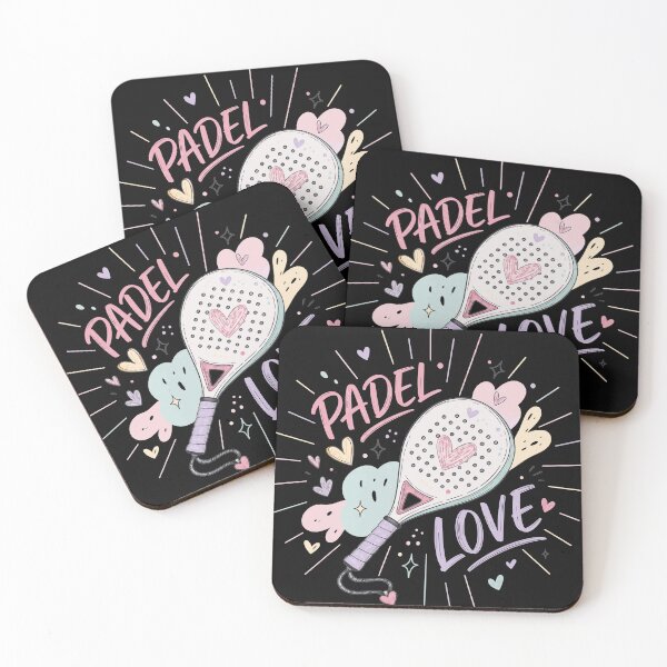 Item preview, Padel Love Doodle - Hand Drawn Racket - Womens Pastel Aesthetic Sports Gift designed and sold by BelievingCreates.