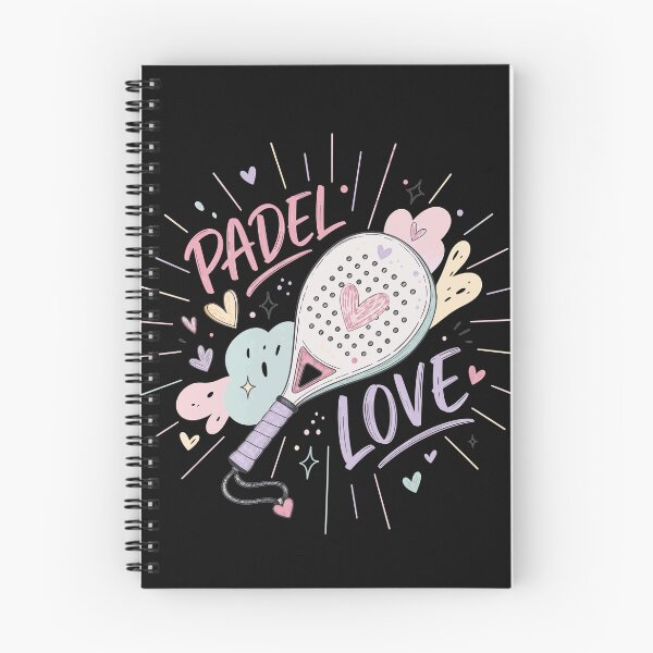 Item preview, Padel Love Doodle - Hand Drawn Racket - Womens Pastel Aesthetic Sports Gift designed and sold by BelievingCreate.