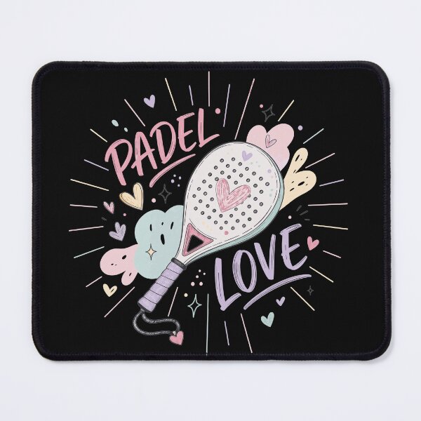 Item preview, Padel Love Doodle - Hand Drawn Racket - Womens Pastel Aesthetic Sports Gift designed and sold by BelievingCreates.