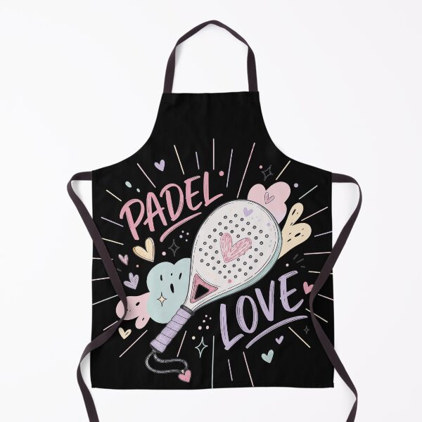 Item preview, Padel Love Doodle - Hand Drawn Racket - Womens Pastel Aesthetic Sports Gift designed and sold by BelievingCreates.