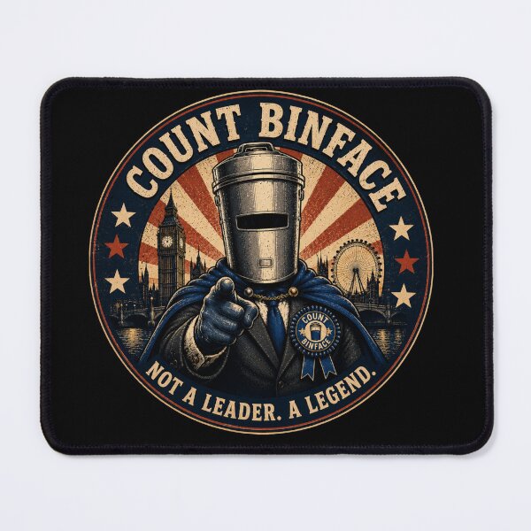 Item preview, Count Binface designed and sold by BlockyBeasts.