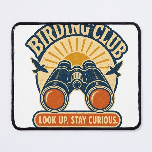 Item preview, Vintage Birding Club – Stay Curious designed and sold by brighiinfo.