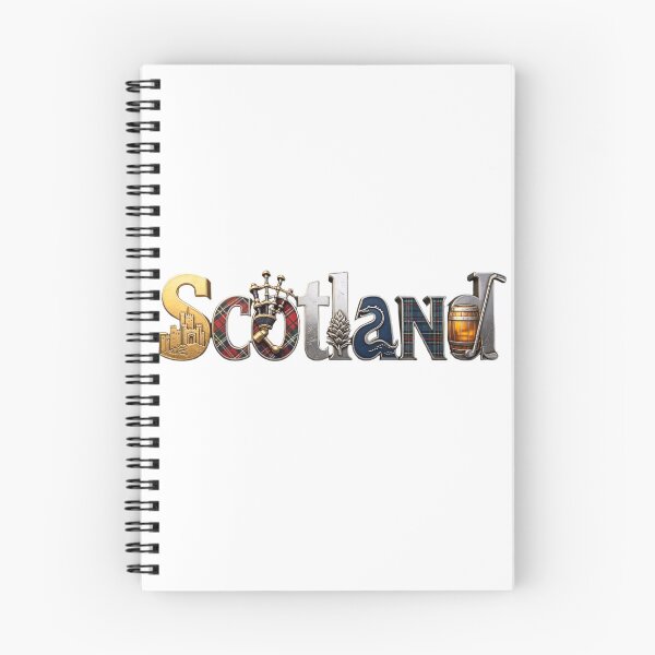 Item preview, Scotland Heritage Typography – Scottish Icons Travel Design designed and sold by VladisWorld.