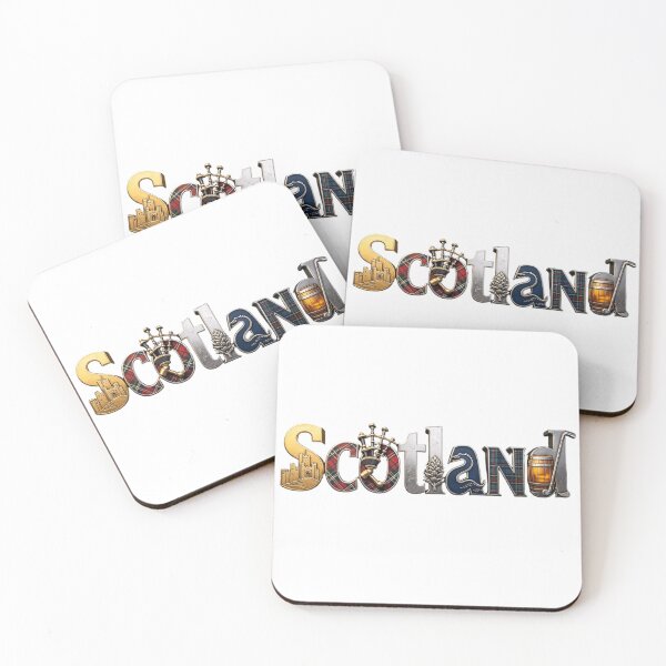 Item preview, Scotland Heritage Typography – Scottish Icons Travel Design designed and sold by VladisWorld.