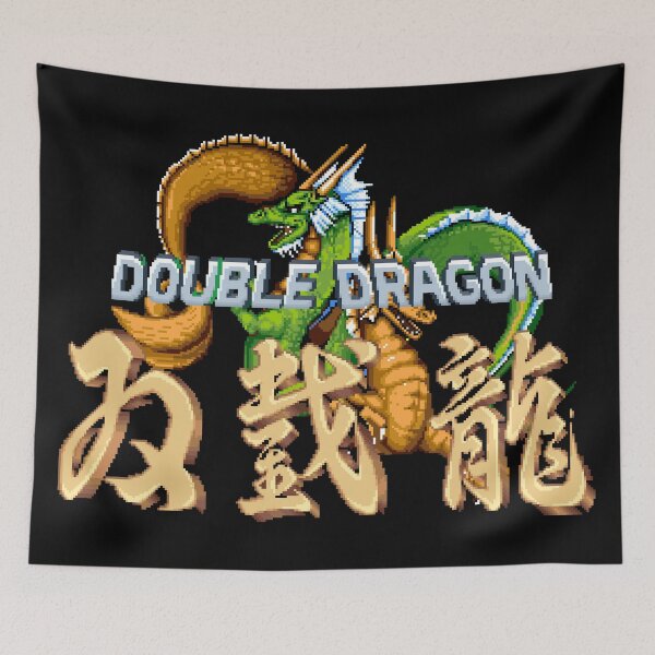 Item preview, Double Dragon Arcade Title Pixels designed and sold by ropified.