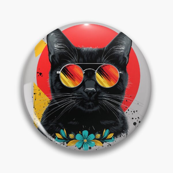 Artikelvorschau, KÜNSTLERISCHE SCHWARZE KATZE entworfen und verkauft von BKDIGITALSHOP.