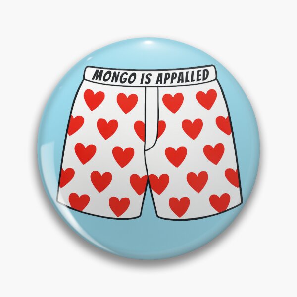 Item preview, Heart Boxers - "Mongo Is Appalled!" | Dungeon Crawler Carl Shirt designed and sold by RollForDesignCo.