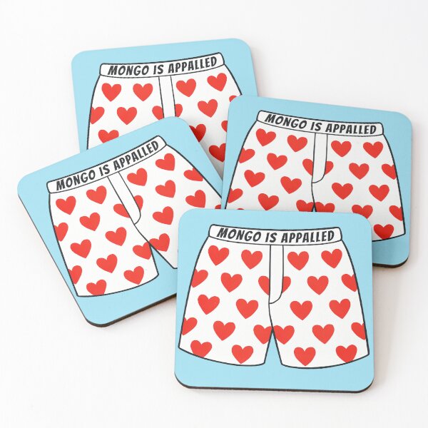 Item preview, Heart Boxers - "Mongo Is Appalled!" | Dungeon Crawler Carl Shirt designed and sold by RollForDesignCo.