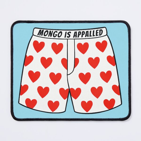 Item preview, Heart Boxers - "Mongo Is Appalled!" | Dungeon Crawler Carl Shirt designed and sold by RollForDesignCo.