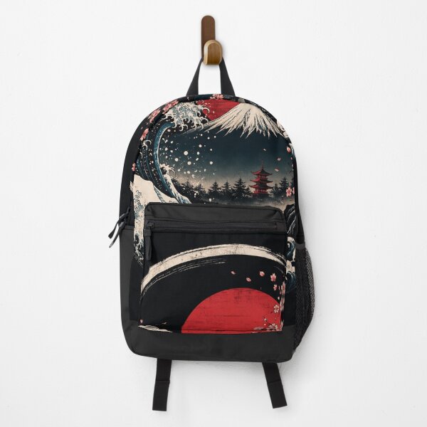 Item preview, Japanese Mountain Wave Vintage Art designed and sold by StudioBy-ColorNest.