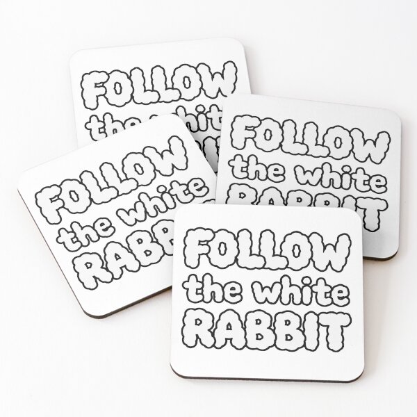 Item preview, Follow the White Rabbit designed and sold by CanvasKitchen.