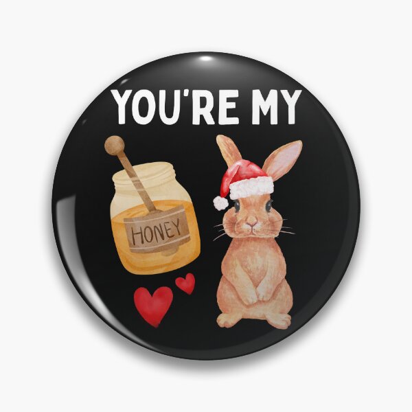 Item preview, You're My Honey Bunny Christmas | Cute Bee & Baking Pun | Sweet Love Valentine's Design designed and sold by Genius Geek.