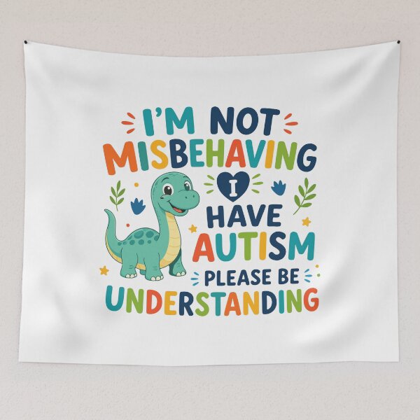 Item preview, I'm not misbehaving I have autism designed and sold by HandicraftArt.