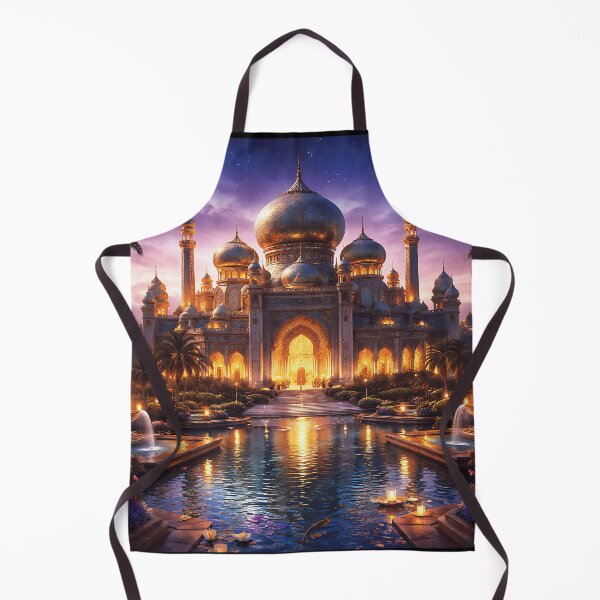 Item preview, Magical Arabian Nights Arabian Palace and Oasis Art designed and sold by ZahraaStudio.