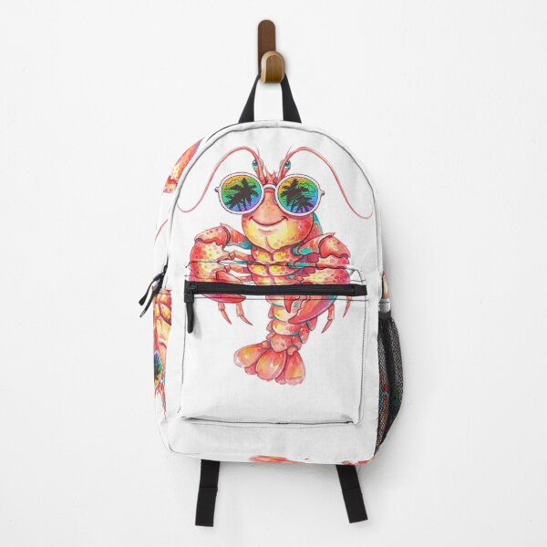 Item preview, Cool Summer Lobster Wearing Tropical Sunglasses Watercolor Illustration designed and sold by VibranPalette.