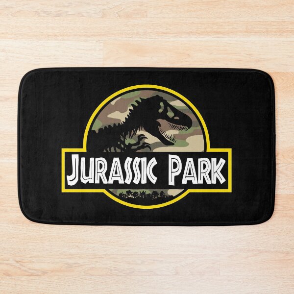 Item preview, Jurassic logo safari pattern designed and sold by Blck-Acid-Devil.