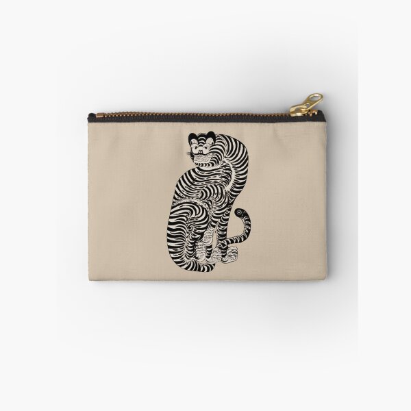 Item preview, Japanese Animal Art - Cat - Modern Ukiyo-e - Japandi, Beige designed and sold by Black Swallow.