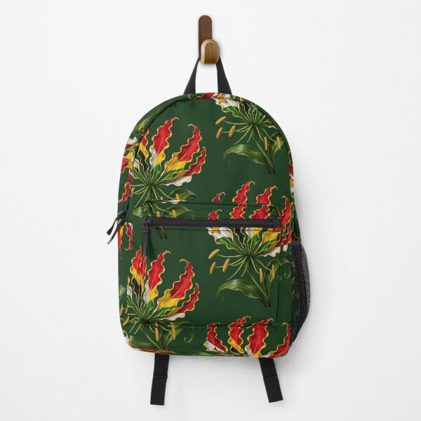 Item preview, Zimbabwe Flame Lily | Zimbabwe Flag Floral Art | National Flower | Patriotic Botanical Design | Zimbabwe Gift designed and sold by Ginastle26.