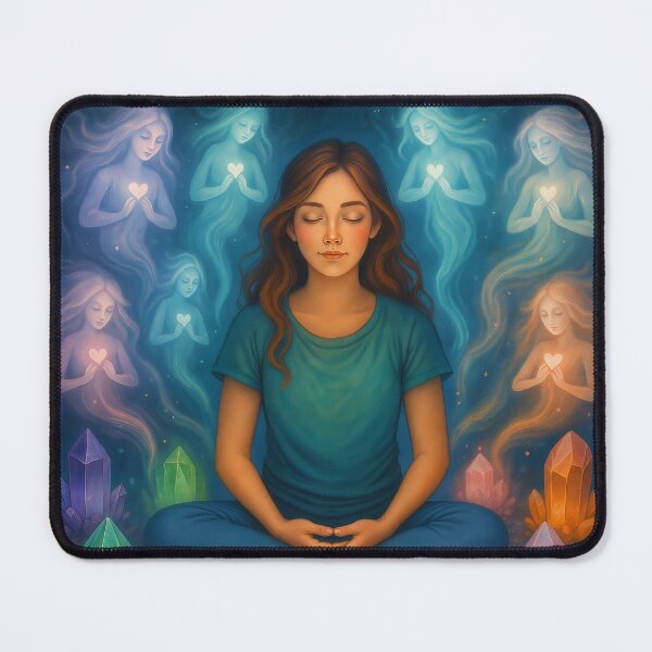 Item preview, Crystal Elemental Beings: Healing Love Meditation designed and sold by FriskyLemur.