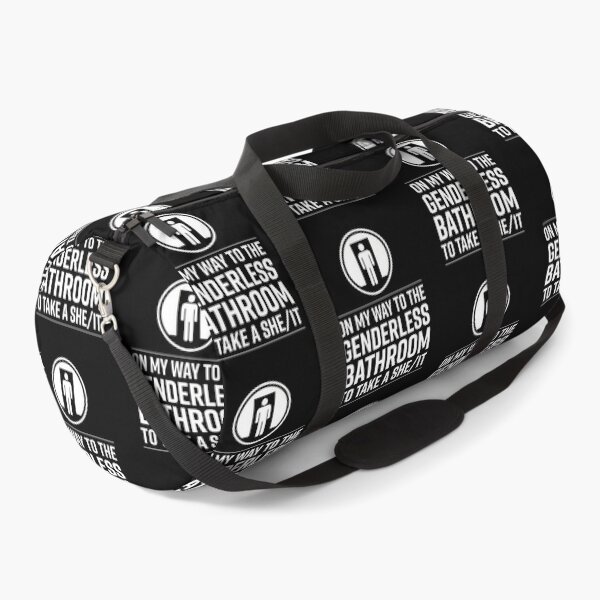 Item preview, On My Way to The Genderless Bathroom to Take a She/It Bold Sarcastic Humor designed and sold by Redgiant87x.