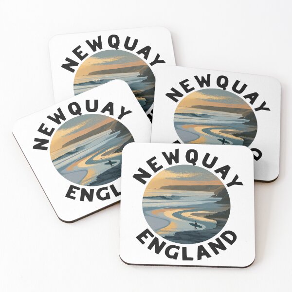 Artikelvorschau, Newquay – England (mit schwarzer Schrift) entworfen und verkauft von VelvetRoom.