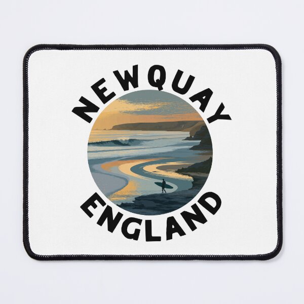 Item preview, Newquay – England (with Black Lettering) designed and sold by VelvetRoom.