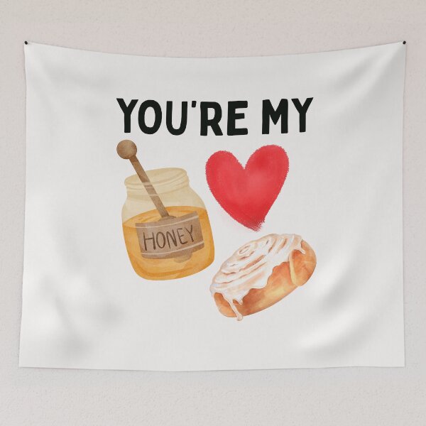 Item preview, You're My Love Honey Bunny | Cute Bee & Baking Pun | Christmas Sweet Love Valentine's Design designed and sold by Genius Geek.