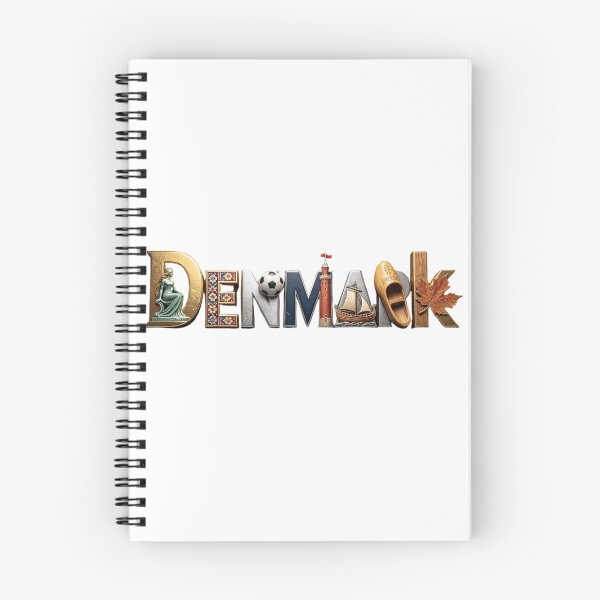 Item preview, Denmark Heritage Typography – Danish Icons Travel Design designed and sold by VladisWorld.
