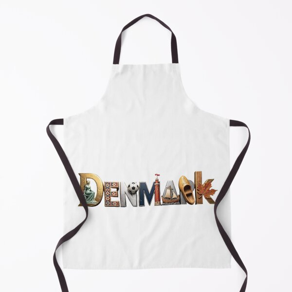 Item preview, Denmark Heritage Typography – Danish Icons Travel Design designed and sold by VladisWorld.