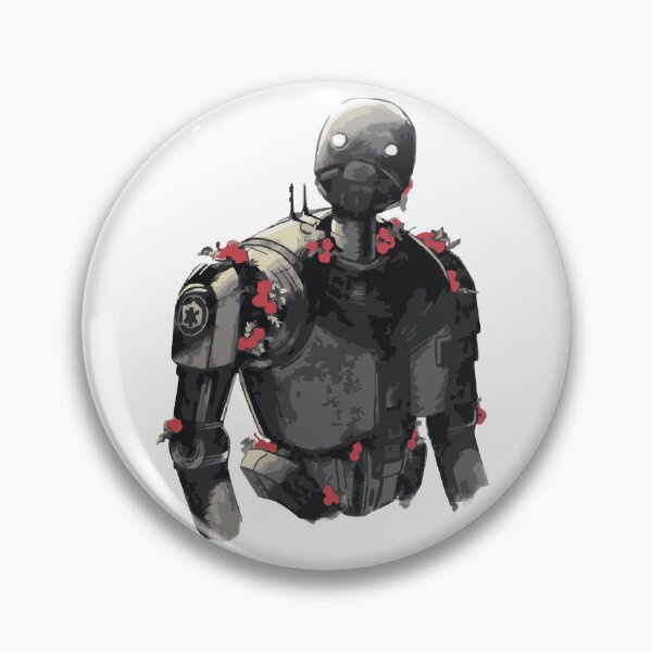 Item preview, K-2SO Blooming with Flowers | Rogue One Droid | Star Wars Botanical Artwork designed and sold by DawnColony.