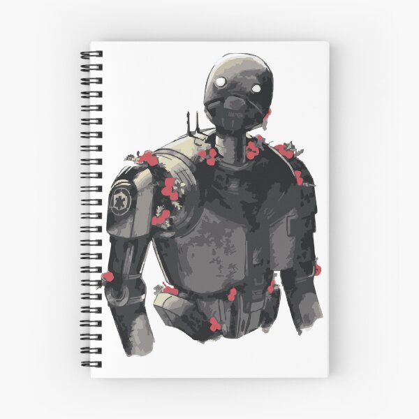 Item preview, K-2SO Blooming with Flowers | Rogue One Droid | Star Wars Botanical Artwork designed and sold by DawnColony.