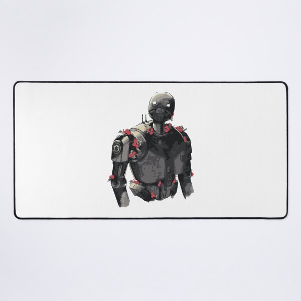 Item preview, K-2SO Blooming with Flowers | Rogue One Droid | Star Wars Botanical Artwork designed and sold by DawnColony.