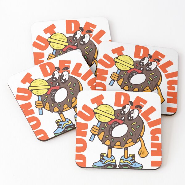 Item preview, Cute Retro Cartoon Donut Mascot designed and sold by RiderSpoon.